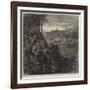 The War, Francs-Tireurs on the Look-Out for Prussians Near Paris-Frederick Barnard-Framed Giclee Print