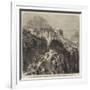 The War, Garibaldians Bringing Up their Artillery on Monte Pagano, in the Tyrol-null-Framed Giclee Print