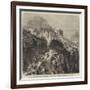 The War, Garibaldians Bringing Up their Artillery on Monte Pagano, in the Tyrol-null-Framed Giclee Print