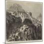 The War, Garibaldians Bringing Up their Artillery on Monte Pagano, in the Tyrol-null-Mounted Giclee Print