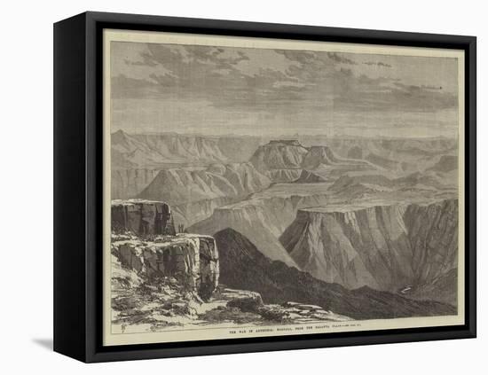 The War in Abyssinia, Magdala, from the Dalanta Plain-null-Framed Stretched Canvas