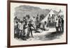 The War in Abyssinia: Trial of Two Natives for Stealing Commissariat Stores 1868-null-Framed Giclee Print