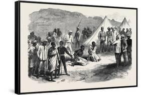 The War in Abyssinia: Trial of Two Natives for Stealing Commissariat Stores 1868-null-Framed Stretched Canvas