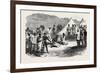 The War in Abyssinia: Trial of Two Natives for Stealing Commissariat Stores 1868-null-Framed Giclee Print