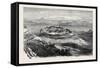 The War in Abyssinia: Village on the Pass Between Ashangi and Lat 1868-null-Framed Stretched Canvas