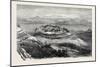 The War in Abyssinia: Village on the Pass Between Ashangi and Lat 1868-null-Mounted Giclee Print