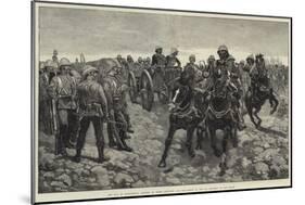 The War in Afghanistan, Battery of Horse Artillery and Detachment of the 66th Regiment on the March-Richard Caton Woodville II-Mounted Giclee Print