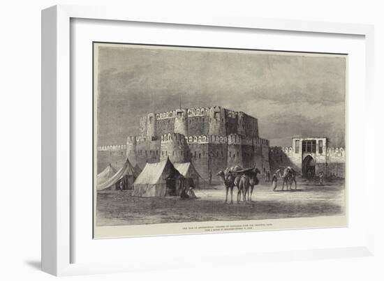 The War in Afghanistan, Citadel of Candahar, with the Principal Gate-null-Framed Giclee Print