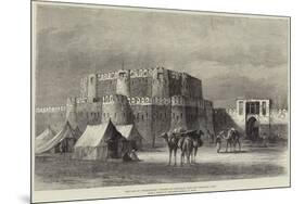 The War in Afghanistan, Citadel of Candahar, with the Principal Gate-null-Mounted Giclee Print