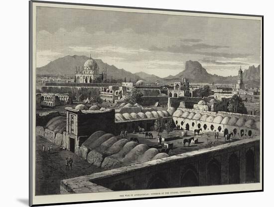 The War in Afghanistan, Interior of the Citadel, Candahar-null-Mounted Giclee Print