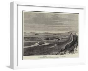 The War in Afghanistan, Valley of the Helmund, Looking North from the Position Above Abbaza-null-Framed Giclee Print