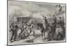 The War in America, Bringing in the Federal Wounded after the Skirmish at Lewinsville Virginia-null-Mounted Giclee Print