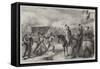 The War in America, Bringing in the Federal Wounded after the Skirmish at Lewinsville Virginia-null-Framed Stretched Canvas