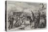 The War in America, Bringing in the Federal Wounded after the Skirmish at Lewinsville Virginia-null-Stretched Canvas