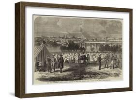 The War in America, Camp of Federal Prisoners on Belle Isle, Richmond-null-Framed Giclee Print