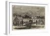 The War in America, Camp of Federal Prisoners on Belle Isle, Richmond-null-Framed Giclee Print