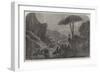 The War in America, Rendezvous of Mosby's Men in the Pass of the Blue Ridge, Shenandoah Valley-null-Framed Giclee Print