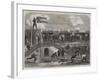 The War in America, Scene at Fort Moultrie During the Bombardment of Charleston-null-Framed Giclee Print