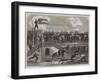 The War in America, Scene at Fort Moultrie During the Bombardment of Charleston-null-Framed Giclee Print