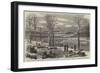 The War in America, Winter Quarters of the Left Wing of the Confederate Army on the Rapidan-null-Framed Giclee Print