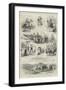 The War in Asia, Sketches in the Camp of Mouktar Pasha-null-Framed Giclee Print