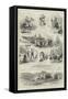 The War in Asia, Sketches in the Camp of Mouktar Pasha-null-Framed Stretched Canvas