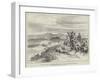 The War in Asia, Watching the Bombardment of Kars, from the Tchakmak Tabia-null-Framed Giclee Print