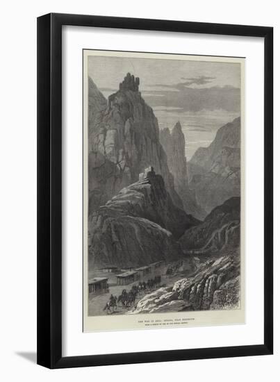 The War in Asia, Zigana, Near Erzeroum-null-Framed Giclee Print