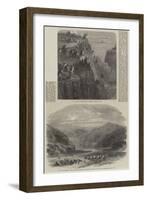 The War in Bhutan-Edmund Morison Wimperis-Framed Giclee Print