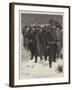 The War in Bulgaria, English Prisoners on the March-Richard Caton Woodville II-Framed Giclee Print