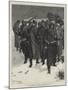 The War in Bulgaria, English Prisoners on the March-Richard Caton Woodville II-Mounted Giclee Print