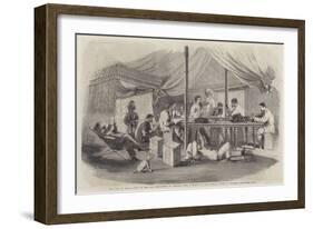 The War in China, Tent of the 15th Punjaubees at Pehtang-Charles Wirgman-Framed Giclee Print