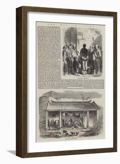 The War in China-null-Framed Giclee Print