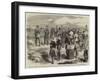 The War in Denmark, Prince Frederick Charles and Staff Directing the Assault on Duppel-null-Framed Giclee Print