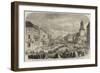 The War in Denmark, Public Funeral at Copenhagen of Officers and Soldiers Killed at Duppel-null-Framed Giclee Print