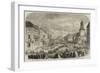 The War in Denmark, Public Funeral at Copenhagen of Officers and Soldiers Killed at Duppel-null-Framed Giclee Print