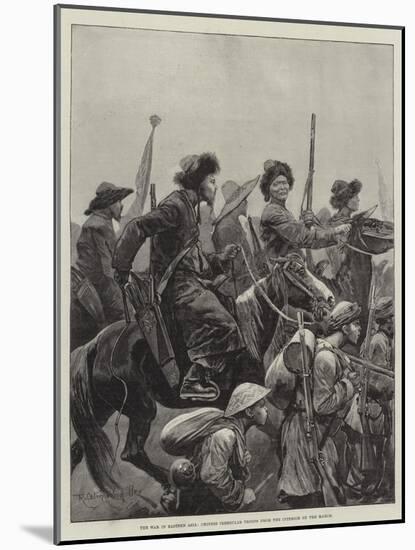 The War in Eastern Asia, Chinese Irregular Troops from the Interior on the March-Richard Caton Woodville II-Mounted Giclee Print