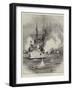 The War in Eastern Asia, Naval Attack on the Forts at Wei-Hai-Wei-Charles William Wyllie-Framed Giclee Print