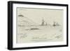 The War in Eastern Asia, the English Fleet Arriving Off Port Arthur-null-Framed Giclee Print