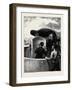 The War in Egypt: a Shot from the Téméraire-null-Framed Giclee Print