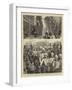 The War in Egypt, Departure of the First Battalion of the Scots Guards-null-Framed Giclee Print