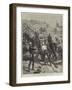 The War in Egypt, Dragging at Forty-Pounder into Position at Ramleh-William Heysham Overend-Framed Giclee Print