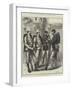 The War in Egypt, English and American Marines in Alexandria-null-Framed Giclee Print