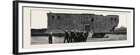 The War in Egypt, Fort Mex, Alexandria: Entrance to the Centre Fort-null-Framed Premium Giclee Print