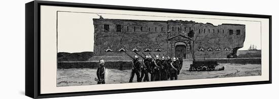 The War in Egypt, Fort Mex, Alexandria: Entrance to the Centre Fort-null-Framed Stretched Canvas