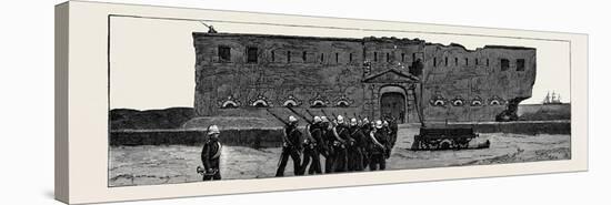 The War in Egypt, Fort Mex, Alexandria: Entrance to the Centre Fort-null-Stretched Canvas