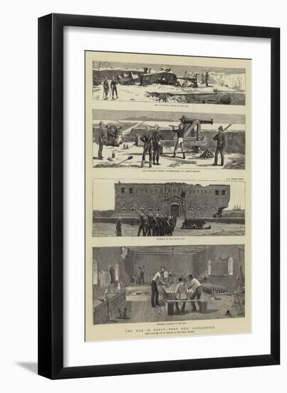 The War in Egypt, Fort Mex, Alexandria-null-Framed Premium Giclee Print