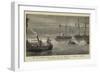 The War in Egypt, Marines Landing from the Rhosina in a Lighter at Ismailia-William Edward Atkins-Framed Giclee Print