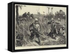 The War in Egypt, Mounted Infantry Skirmishing-William Heysham Overend-Framed Stretched Canvas