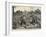 The War in Egypt, Mounted Infantry Skirmishing-William Heysham Overend-Framed Giclee Print
